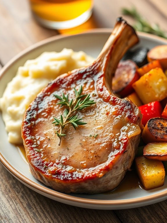 apple cider pork chops