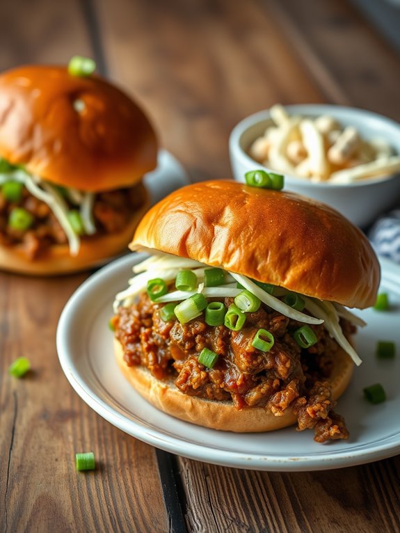 asian flavored sloppy joes