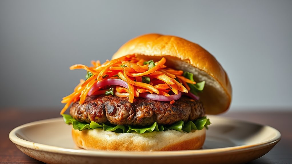 asian inspired burger recipes