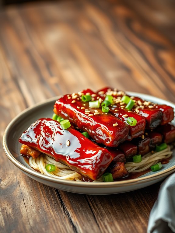 asian inspired sweet ribs