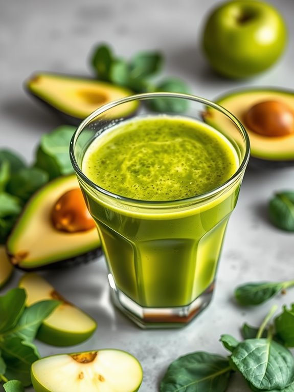 avocado green apple smoothie