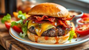 bacon burger indulgence recipes