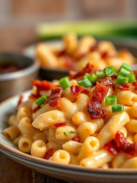 bacon infused ranch macaroni dish