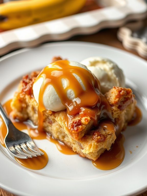 banana bread pudding recipe