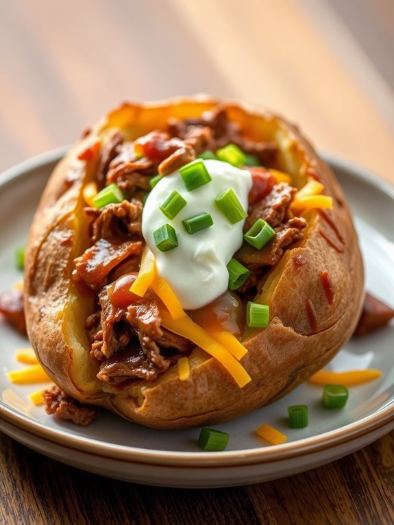 bbq beef brisket potato