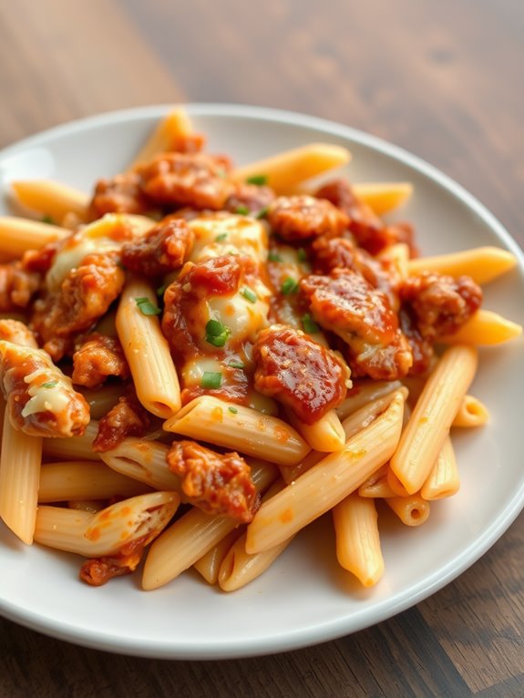 bbq chicken cheese ziti