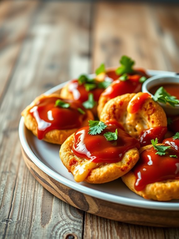 bbq chicken dipping bites