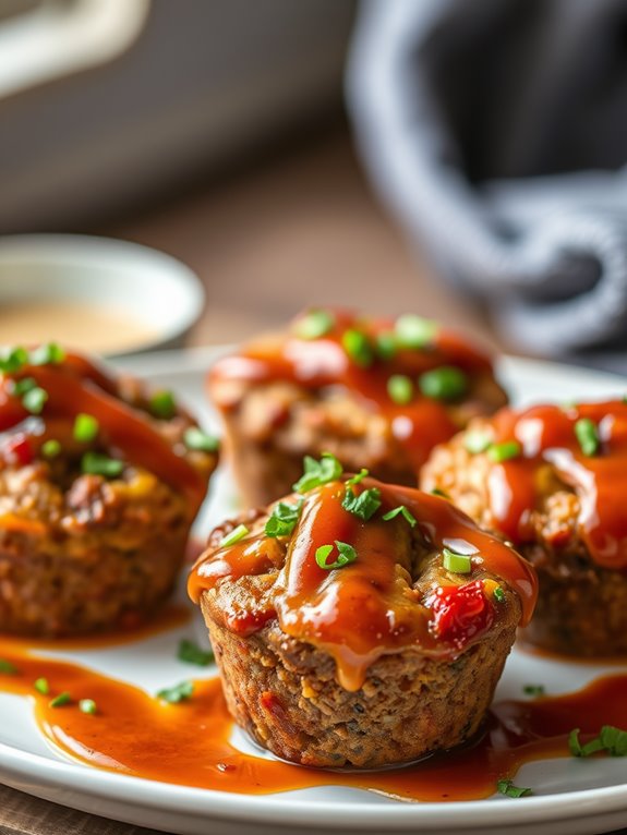 bbq meatloaf muffins recipe