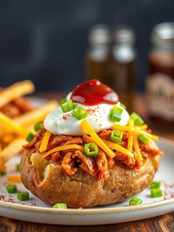 bbq pulled pork potato