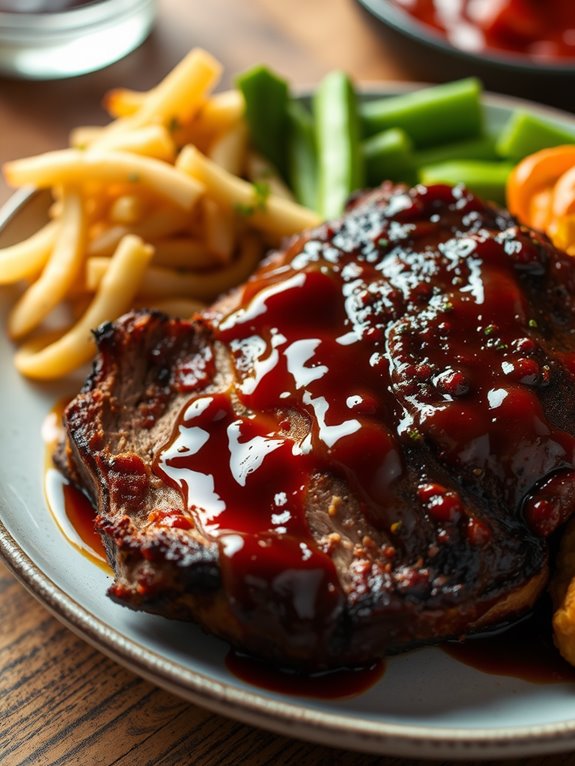 bbq sauce glazed brisket