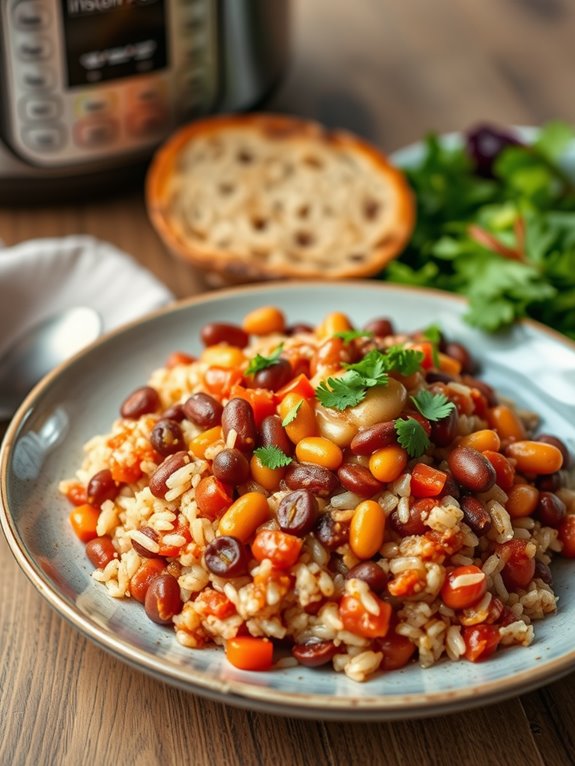 bean and rice casserole