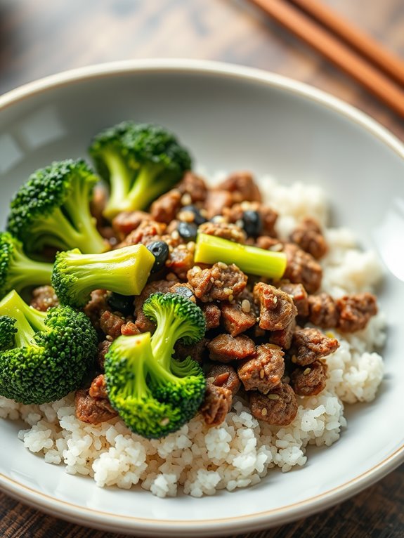 beef and broccoli dish