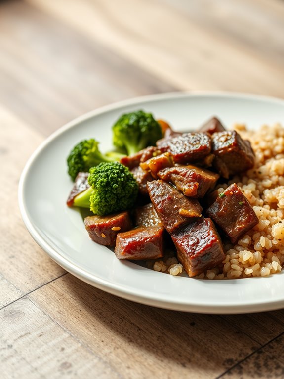 beef and broccoli dish