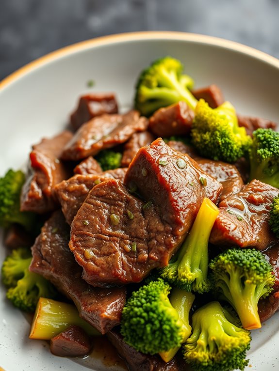 beef and broccoli stir fry