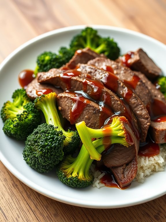 beef and broccoli stir fry