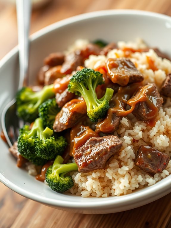 beef and broccoli stir fry