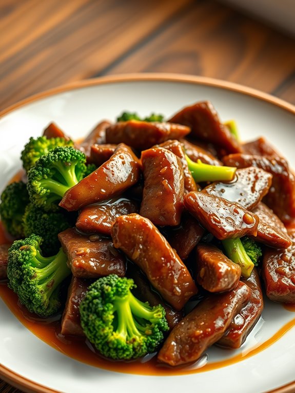 beef stir fry with broccoli