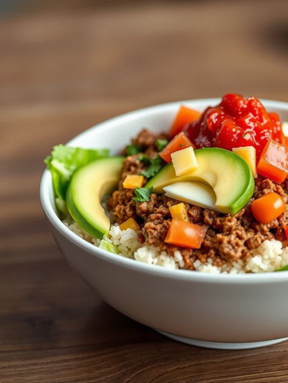 beef taco bowl recipe