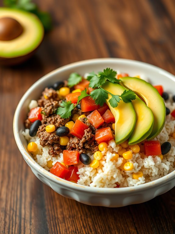 beef taco bowl recipe