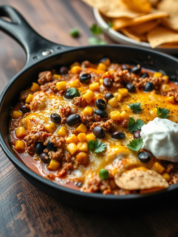 beefy black bean enchiladas