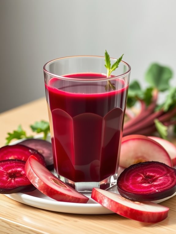 beetroot and apple juice