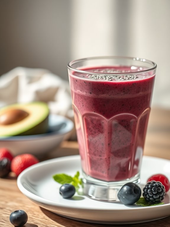 berry avocado smoothie recipe