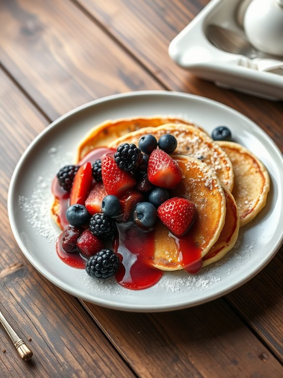 berry filled pancake delight