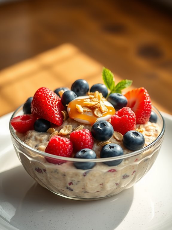 berry infused oatmeal delight