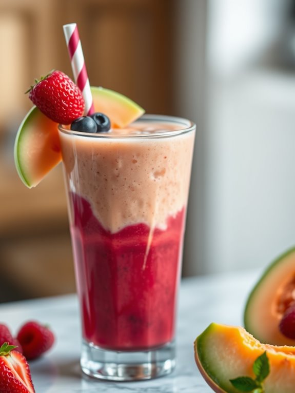 berry melon smoothie blend