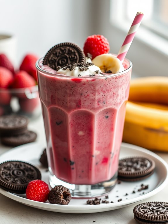 berry oreo smoothie recipe