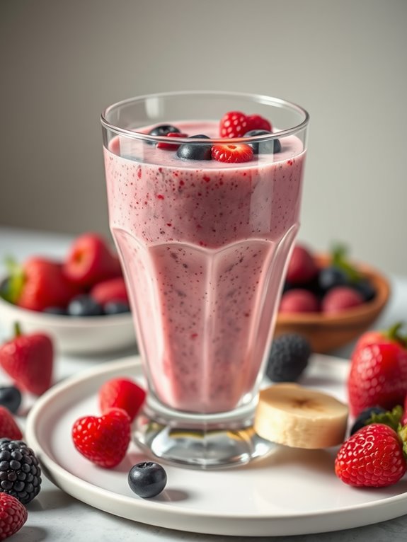 berry protein smoothie recipe