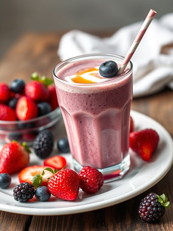 berry protein smoothie recipe