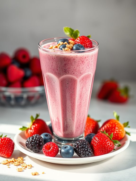 berry protein smoothie recipe