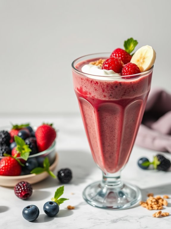 berry protein smoothie recipe