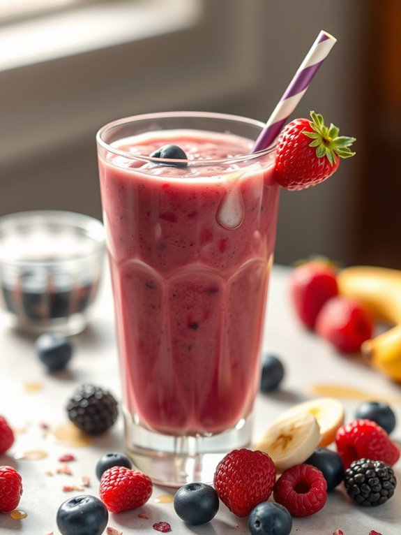 berry protein smoothie recipe