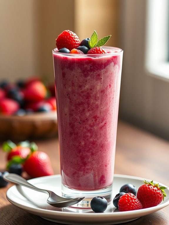 berry quinoa smoothie recipe