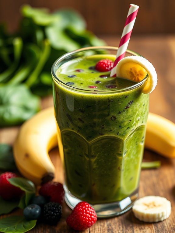 berry spinach smoothie recipe