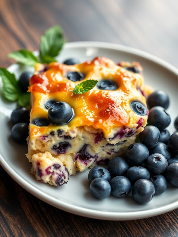 blueberry breakfast casserole recipe