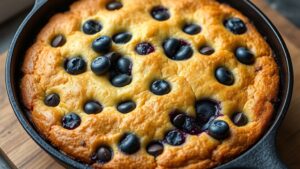 blueberry cake skillet recipes