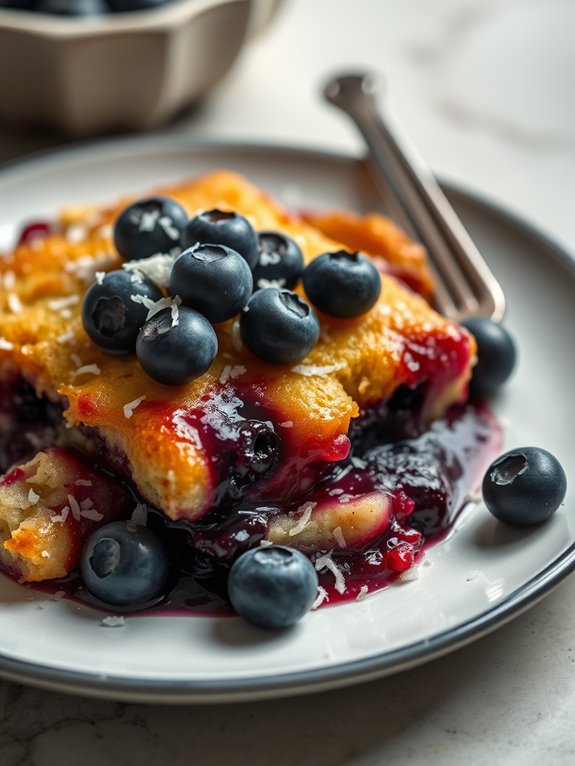 blueberry coconut dessert recipe