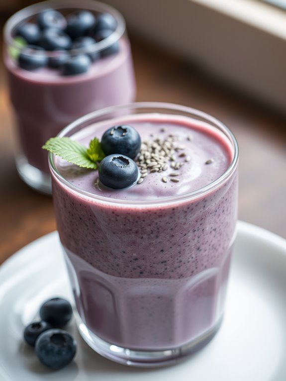 blueberry greek yogurt smoothie