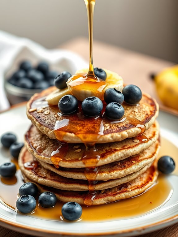 blueberry oatmeal pancake recipe