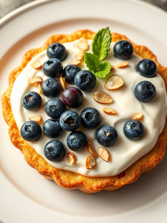 blueberry pie with almond