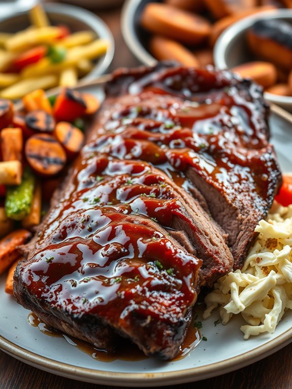 bourbon glazed smoked brisket recipe