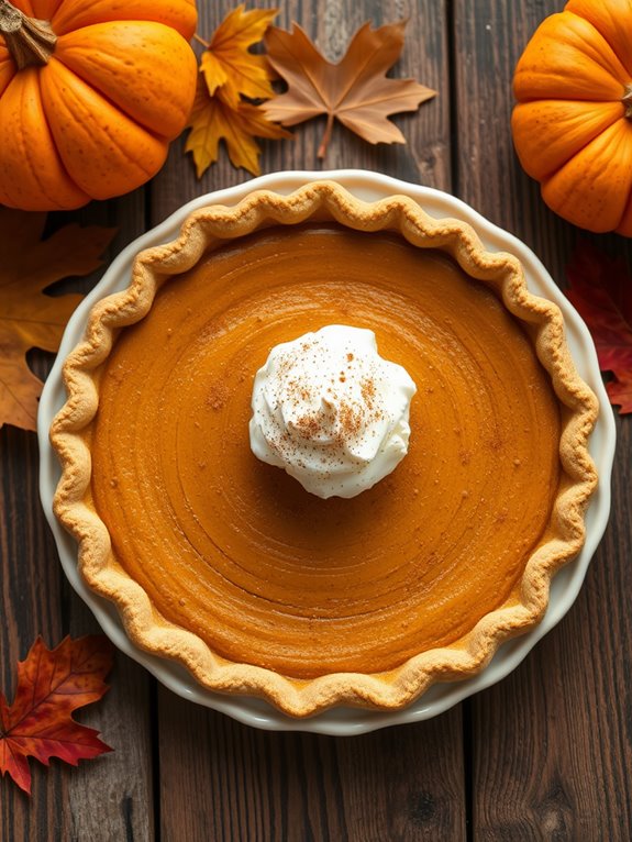 bourbon infused pumpkin dessert