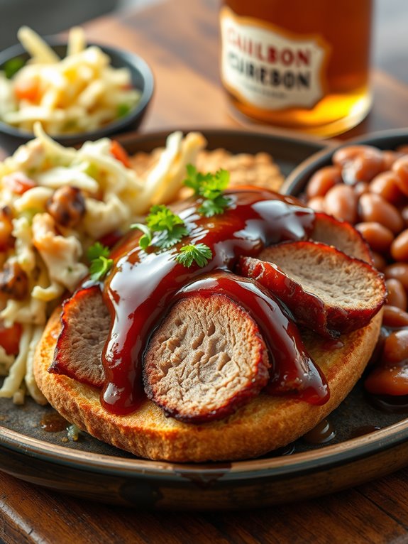 bourbon maple glazed brisket