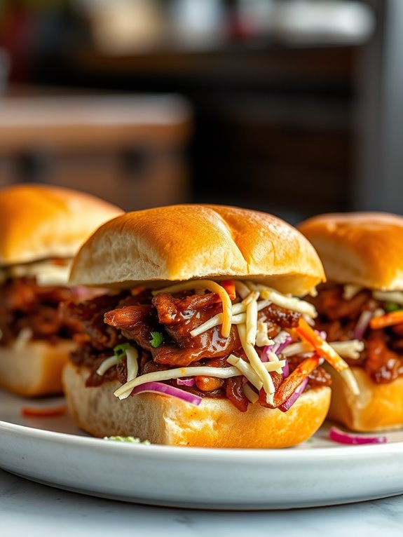 brisket sliders on rolls