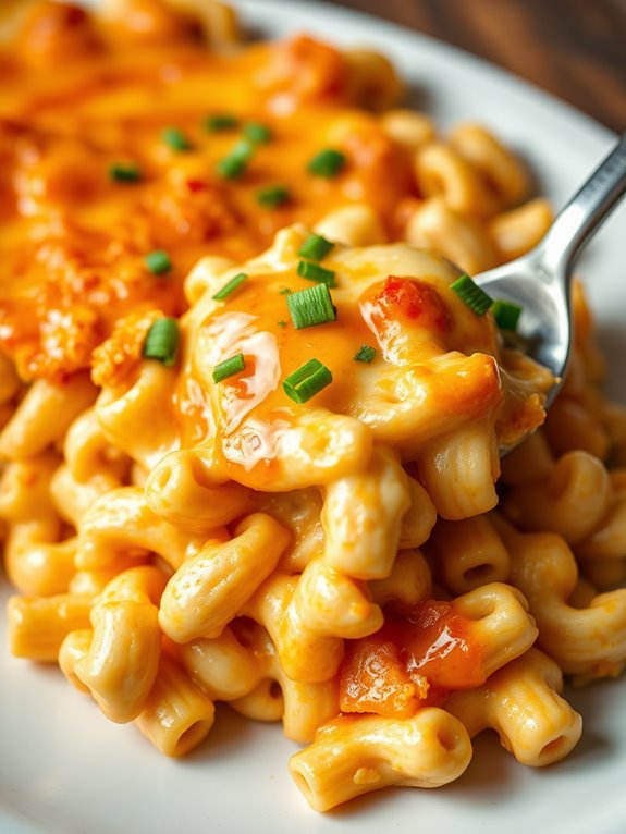 buffalo chicken cheese pasta