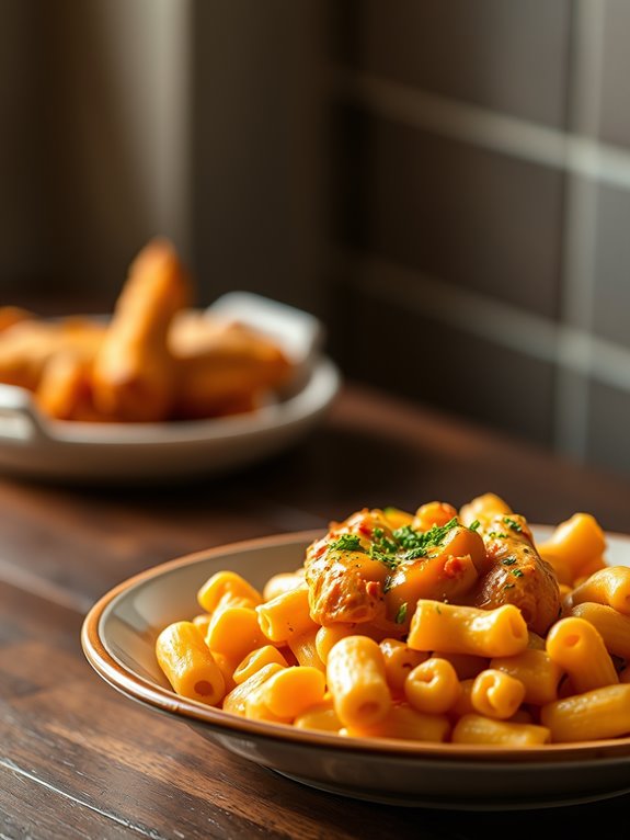 buffalo chicken mac and cheese