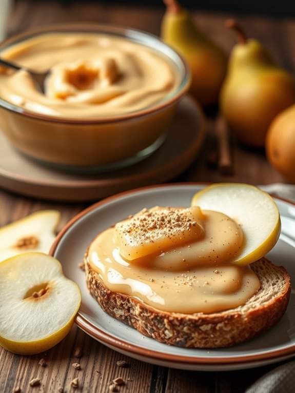 cardamom infused pear spread